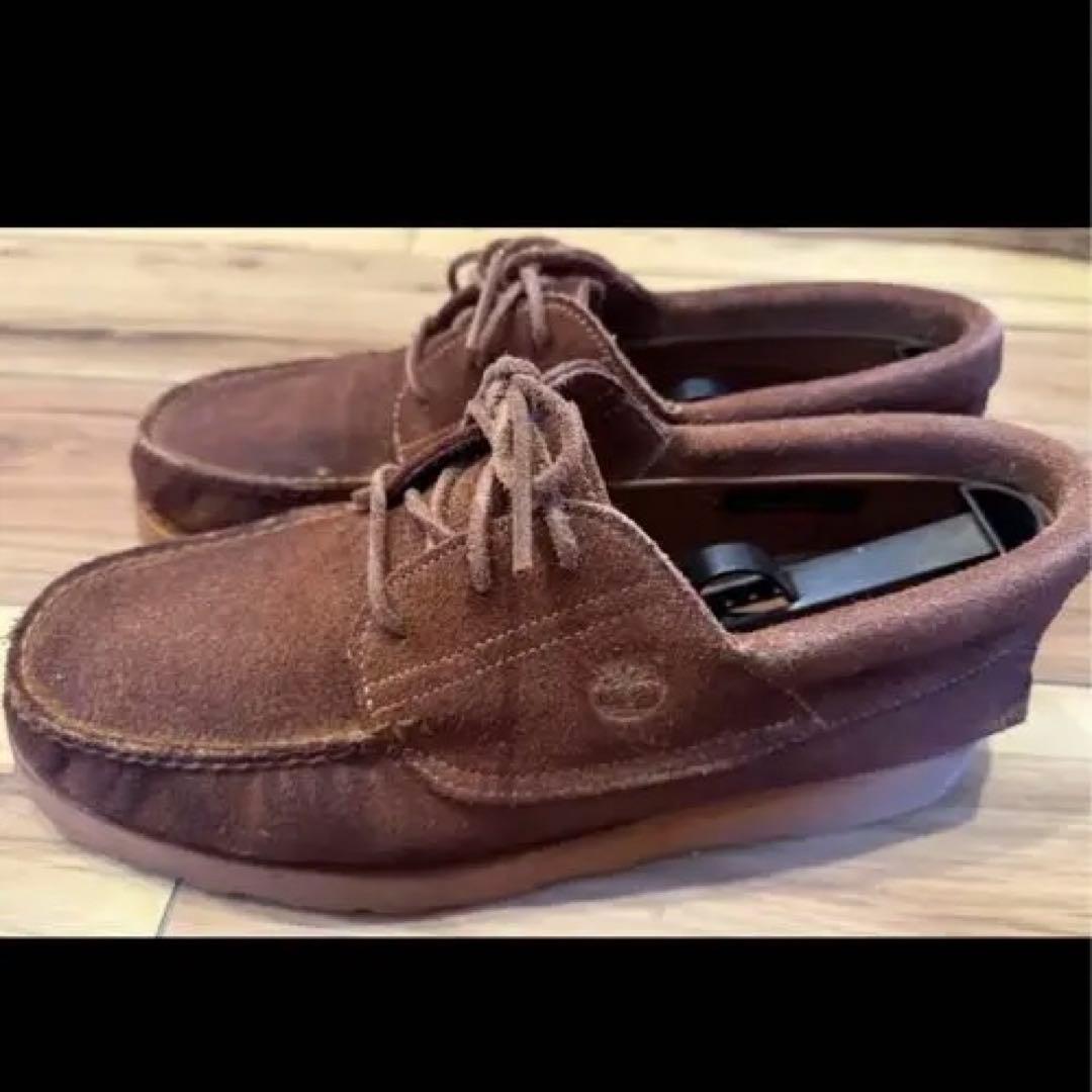 最終値下げ】Timberland ブラウン スエード デッキシューズ - メルカリ
