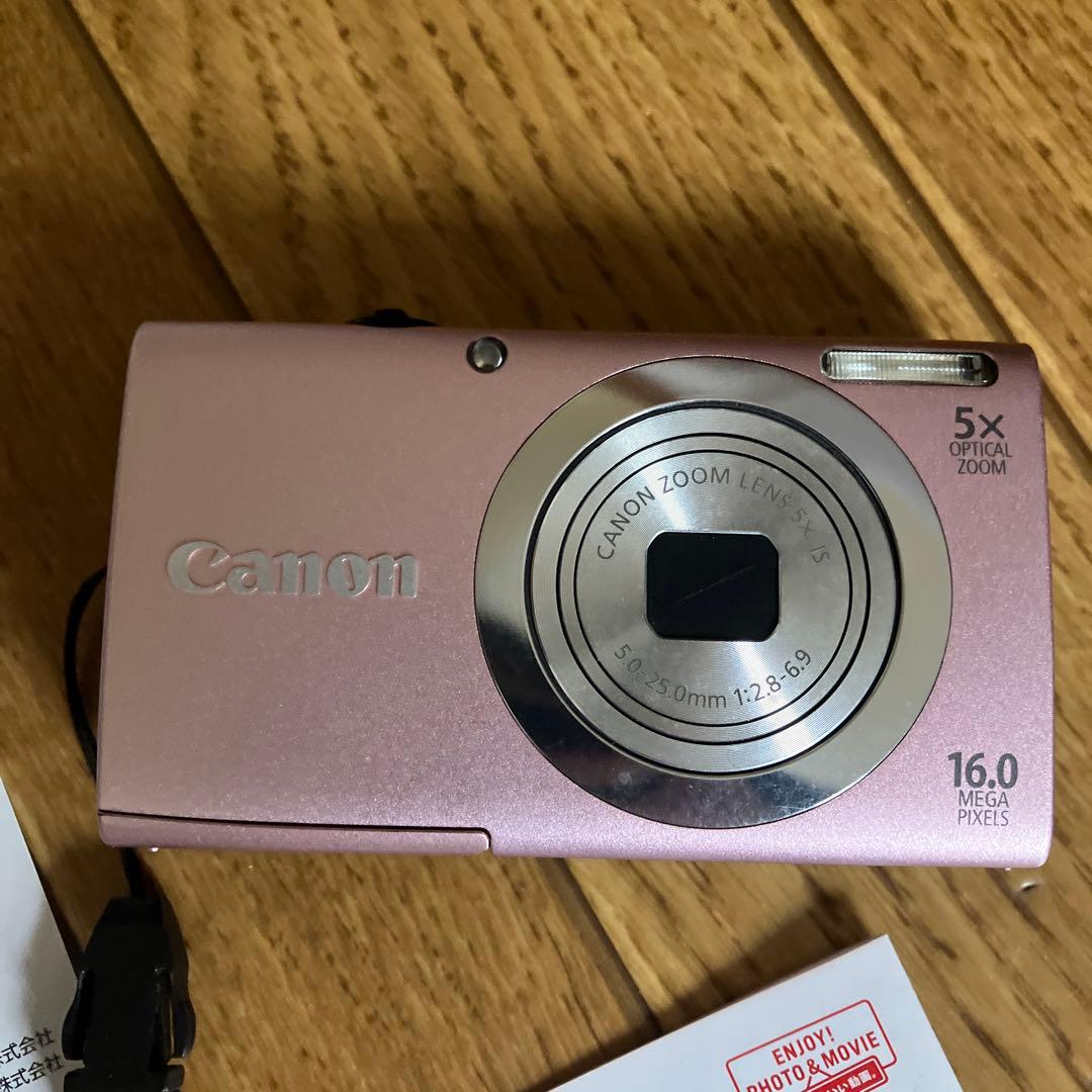 掘り出し物]Canon PowerShot A2400 IS ピンク