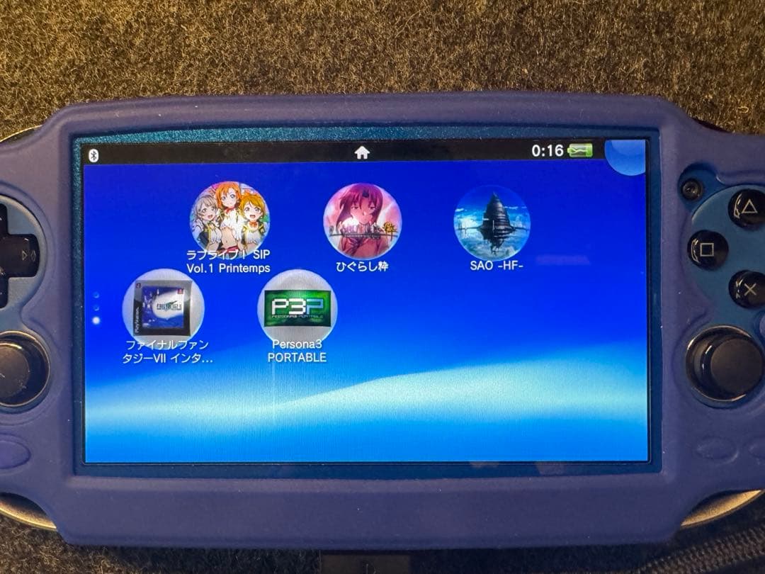 □箱付き PS Vita 1000 Wi-Fiモデル サファイアブルー 本体 - メルカリ