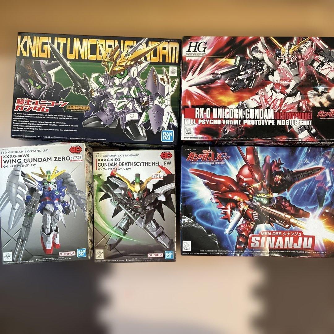 ガンプラセット 5体まとめ ジャンクパーツ - メルカリ