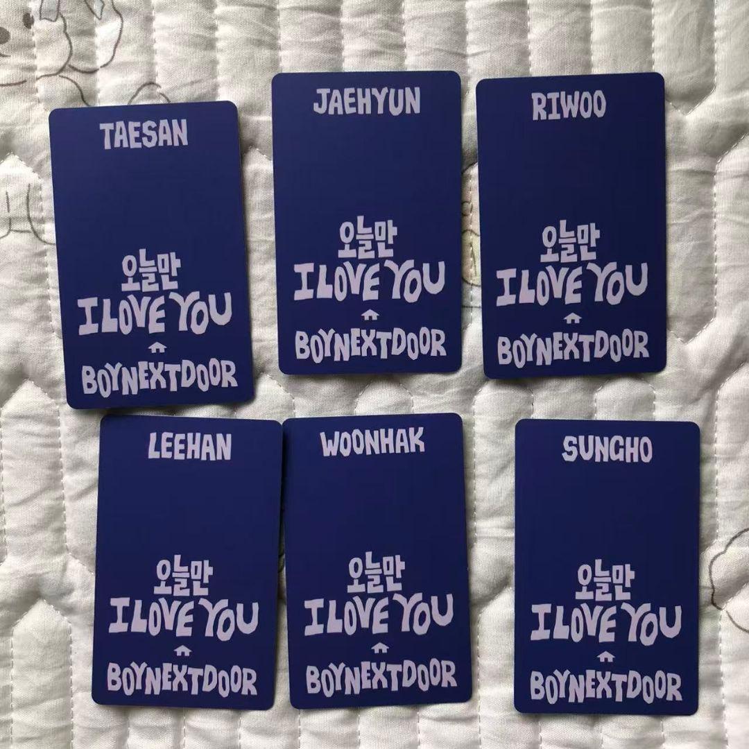 BOYNEXTDOOR LINE MUSIC 再生キャンペーン トレカ6枚セット - K-POP