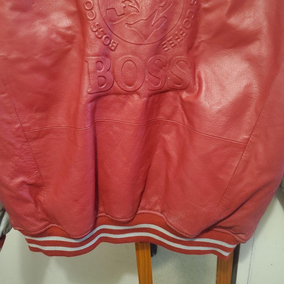 もへじ様専用 当時物 ヴィンテージ SUNTORY BOSS 豚革 スタジャン