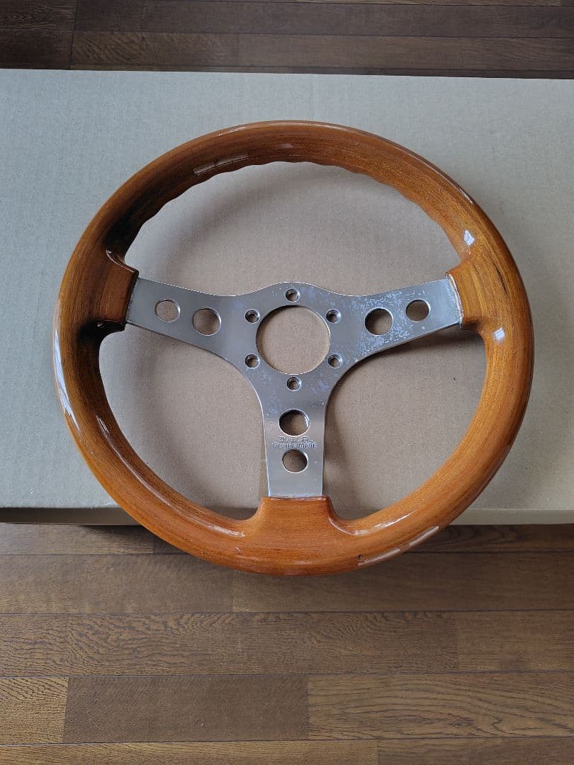 ウッドハンドル OBAハン 旧車 レトロ 当時物 走り屋 ウッドハンドル OBAハン 旧車 レトロ 当時物 走り屋 - メルカリ