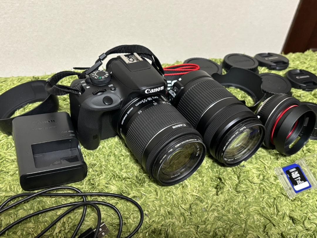 Canon EOS Kiss X7 レンズ3本セット