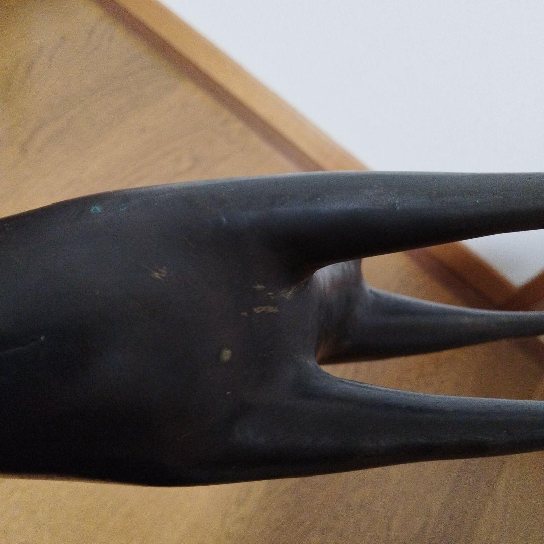 ヤカン様専用】アンティーク 鹿の形状の金属製キャンドルスタンド