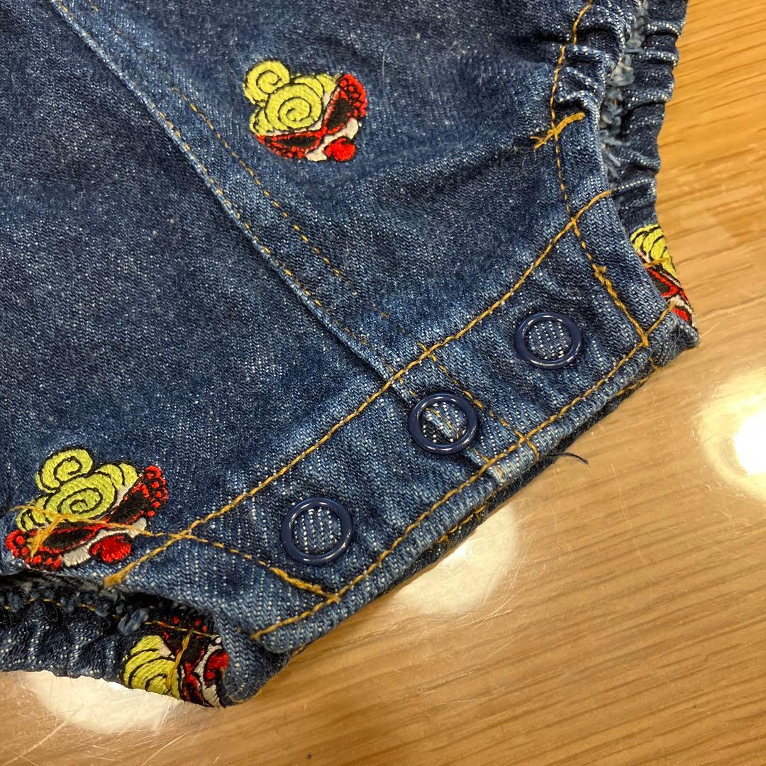 HYSTERIC MINI 刺繍デニム ダルマ インディゴ 美品 - メルカリ