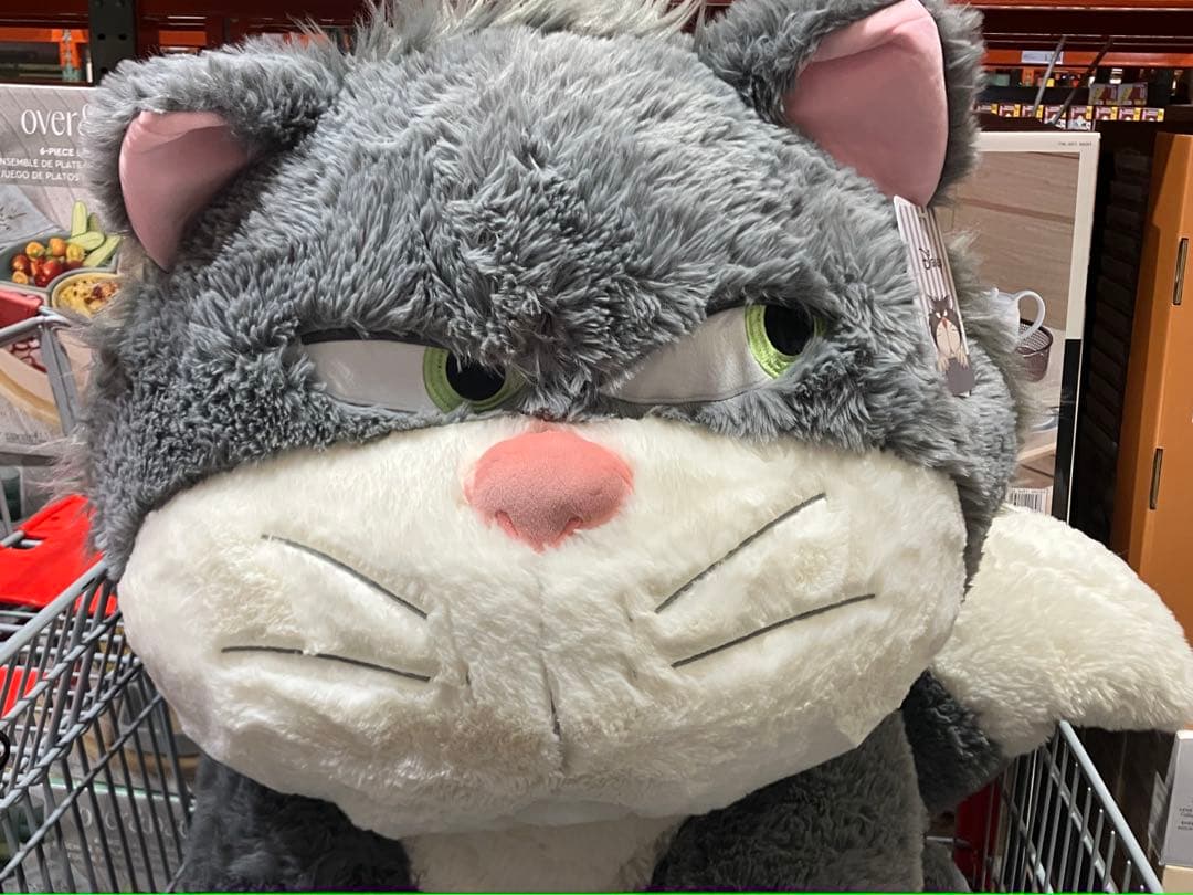 コストコ ルシファー 特大ぬいぐるみ ブランケット付き クリスマス