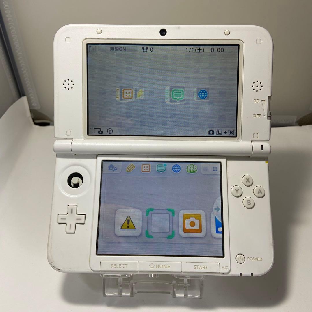 動作確認済】ニンテンドー3DS LL ミントXホワイト