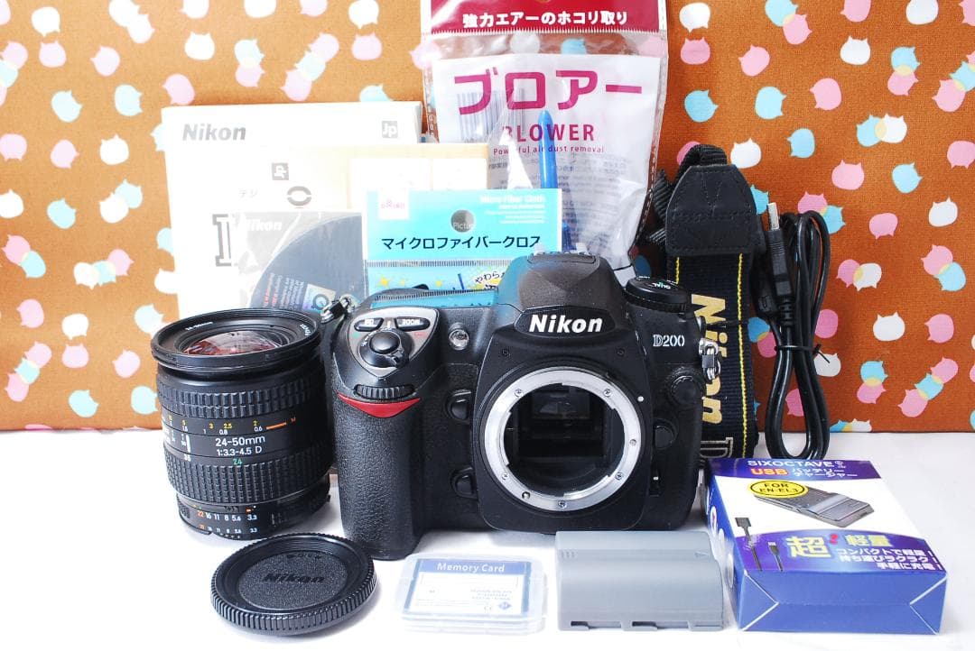 ✨元箱付き✨ショット数7755回✨Nikon D200 レンズセット - メルカリ