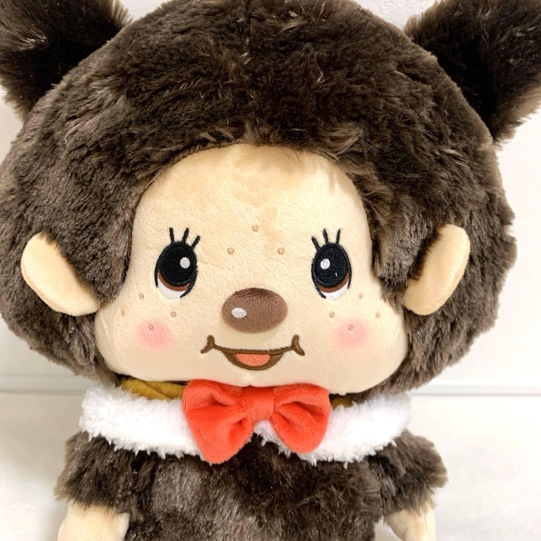 新品未使用】モンチッチアニバーサリーBIGぬいぐるみ 王冠付き 女の子