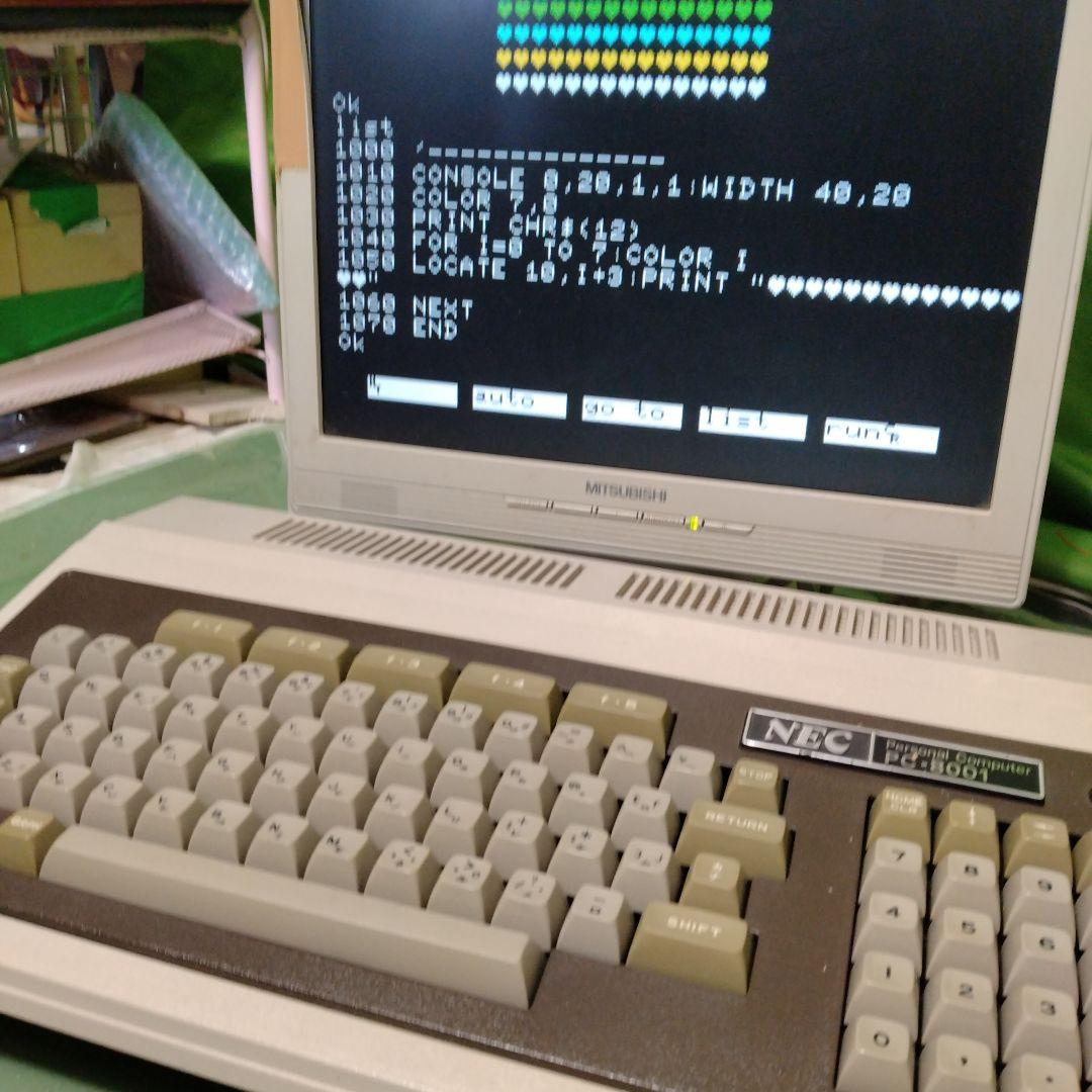 ☆国産初パソコン NEC PC-8001良品 レガシーPC① ジャンク - メルカリ