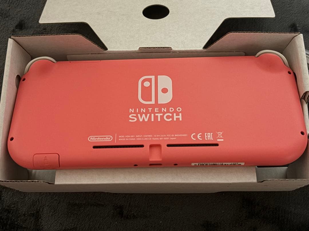 動作確認済 Switch Lite ピンク 128GBMicroSD付き