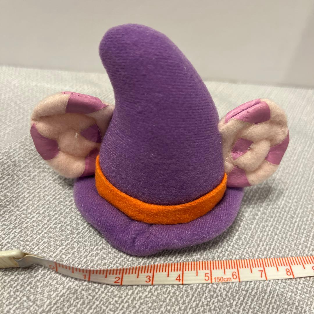 ディズニー キャラクター 帽子 紫 ヘアピン ぱっちん 耳付 - メルカリ