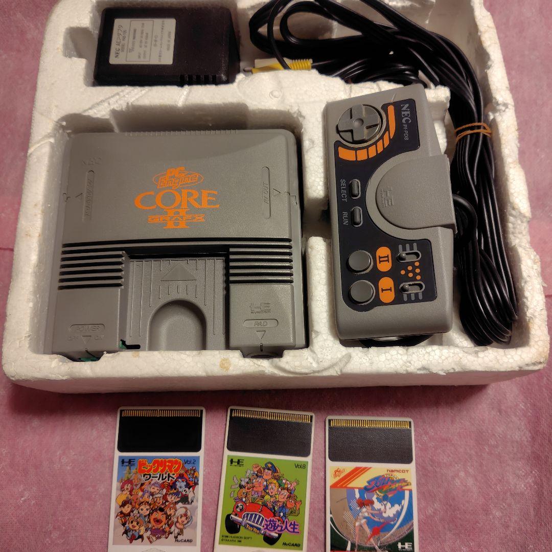 動作確認済】PCエンジンコアグラフィックスⅡセット+おまけ - メルカリ