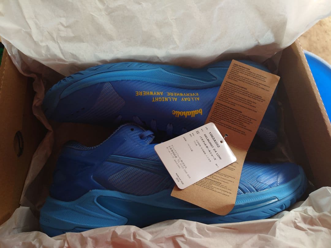 シューズ(男性用) GELBURST 24 LOW BLUE COAST 27.0cm