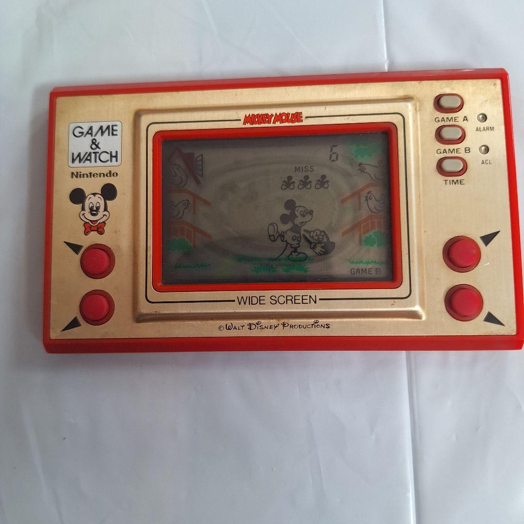 GAME&WATCH　 ディズニー　 Nintendo 任天堂　ゲーム&ウオッチ 激レア 訳あり ミッキーマウス ゲームウォッチ 任天堂 GAME & WATCH