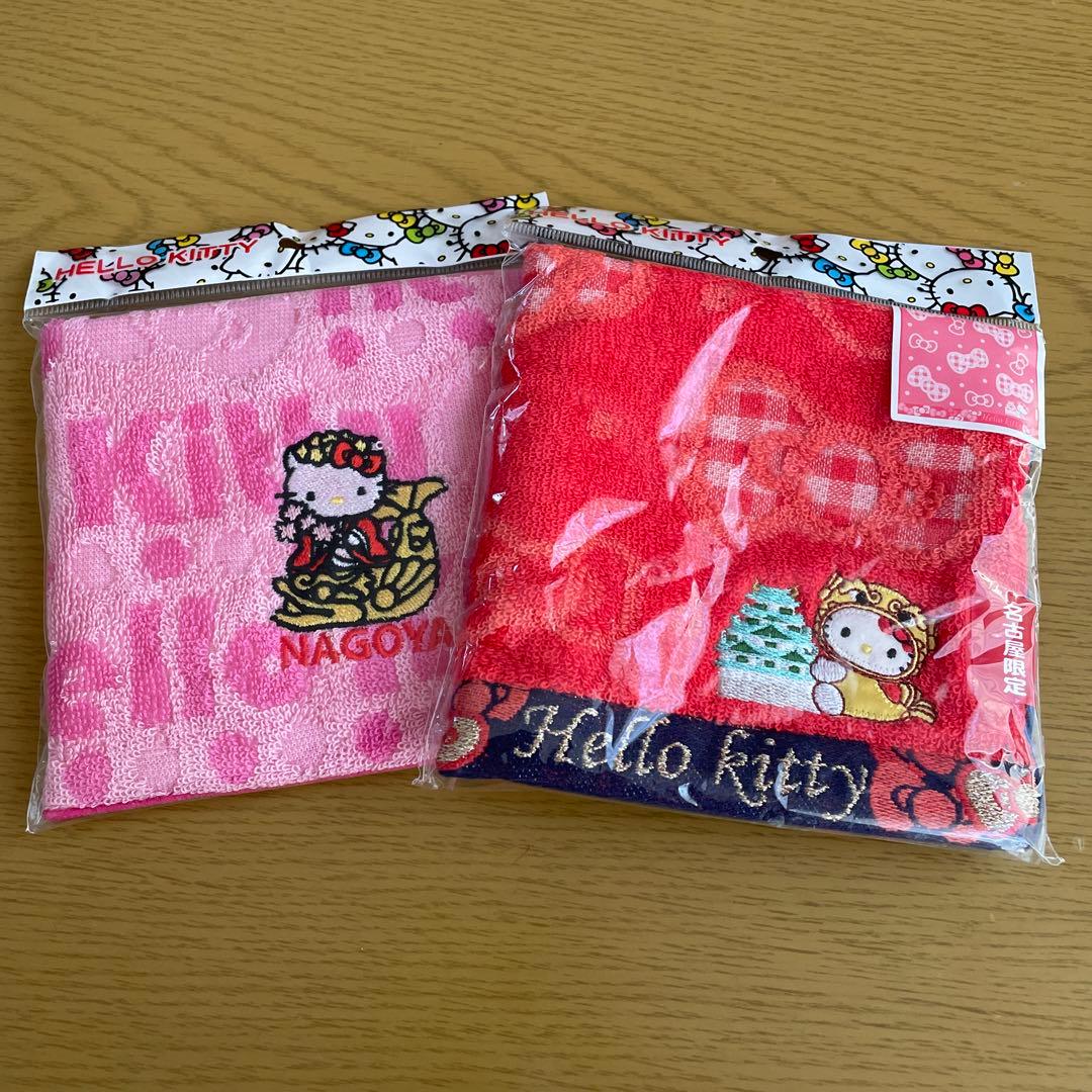 ご当地キティ【名古屋】タオルハンカチ2枚セット - メルカリ
