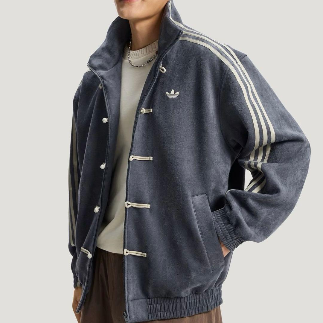 adidasアディダス 中国限定 蛇年 グレー ハイネックジャケット adidasアディダス 中国限定 蛇年 グレー ハイネックジャケット-買換応援