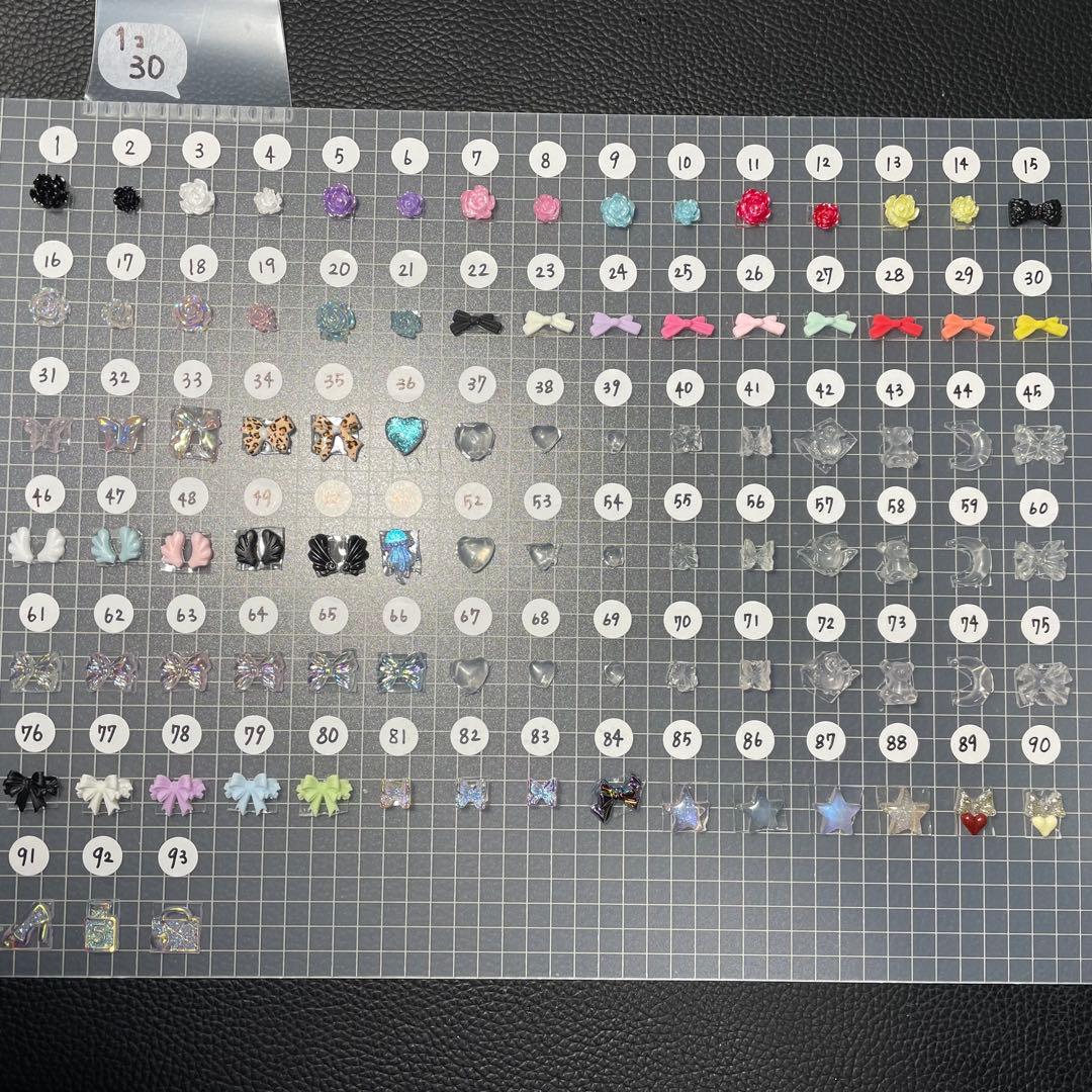 ネイルチップパーツチャート - メルカリ