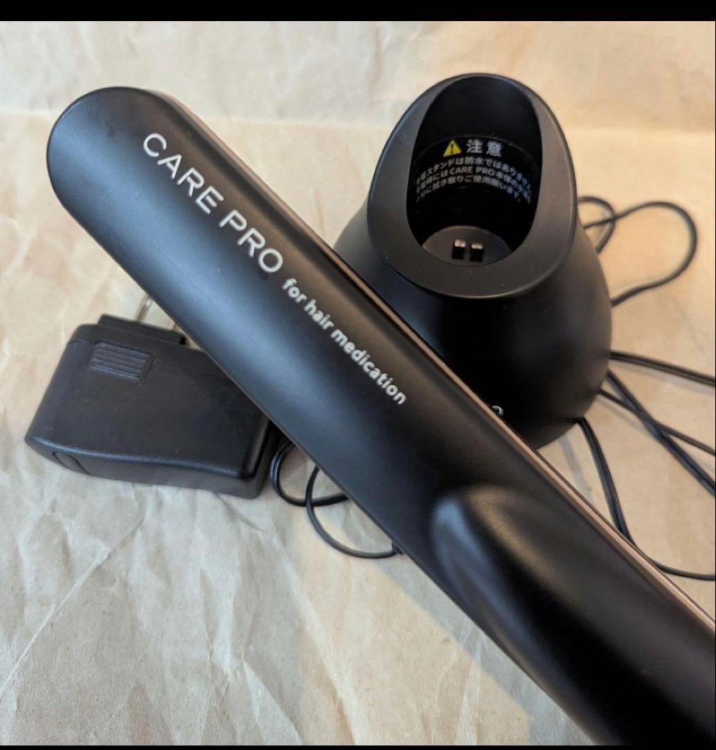 CARE PRO ヘアアイロン ブラック 充電ドック付き - メルカリ