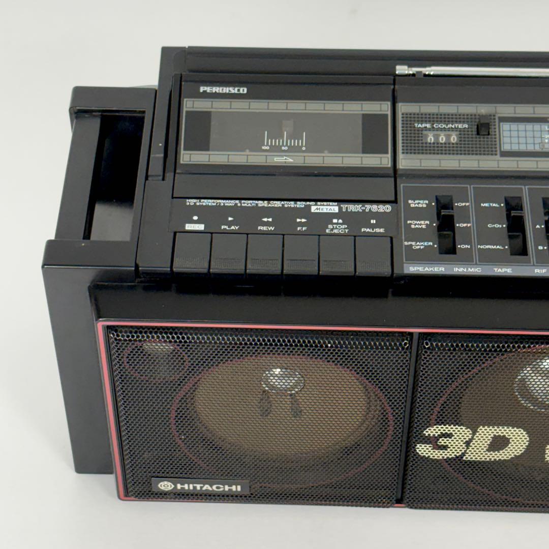 日立TRK-7620☆現状品☆ HITACHI 日立 メタル対応ラジカセ TRK-7620