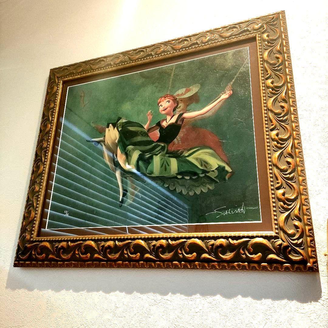 限定品】アナと雪の女王 サイン入りアート Art Imitates Art - メルカリ