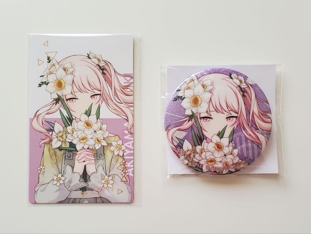 プロセカ 暁山瑞希 特典 エピカ 缶バ ePick card グリッター缶バッジ