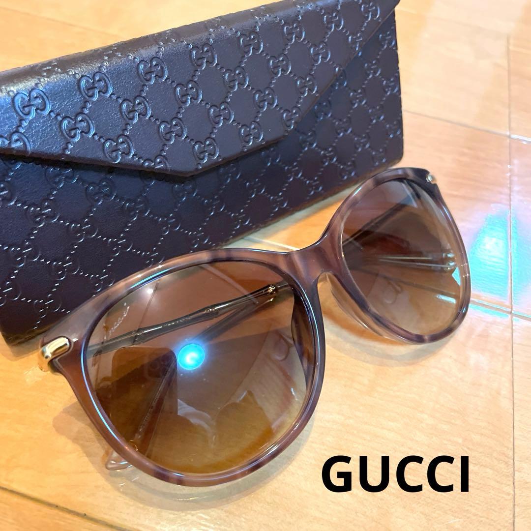 GUCCI サングラス　ベッコウ柄 GUCCI ロゴべっ甲サングラス | Hedy