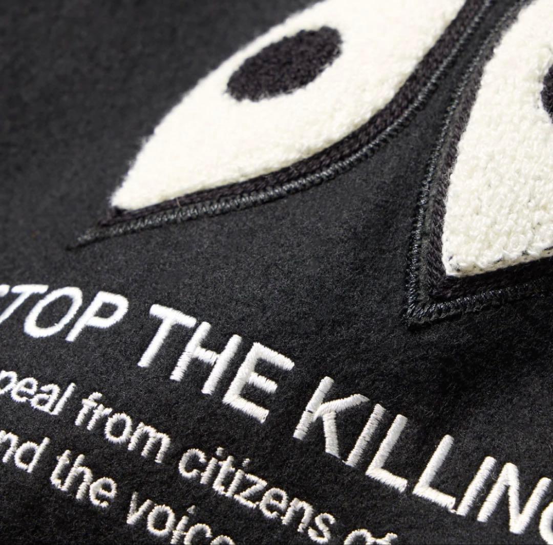 バ*ラ様 NEW ERA メルトン ヴァーシティジャケット 岡本太郎