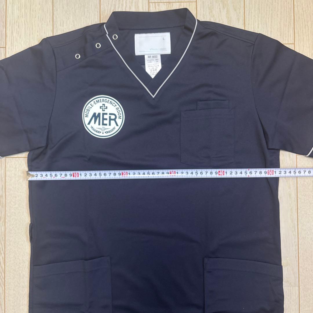 新品】 TOKYO MER 劇中着用レプリカ MER スクラブ L - メルカリ