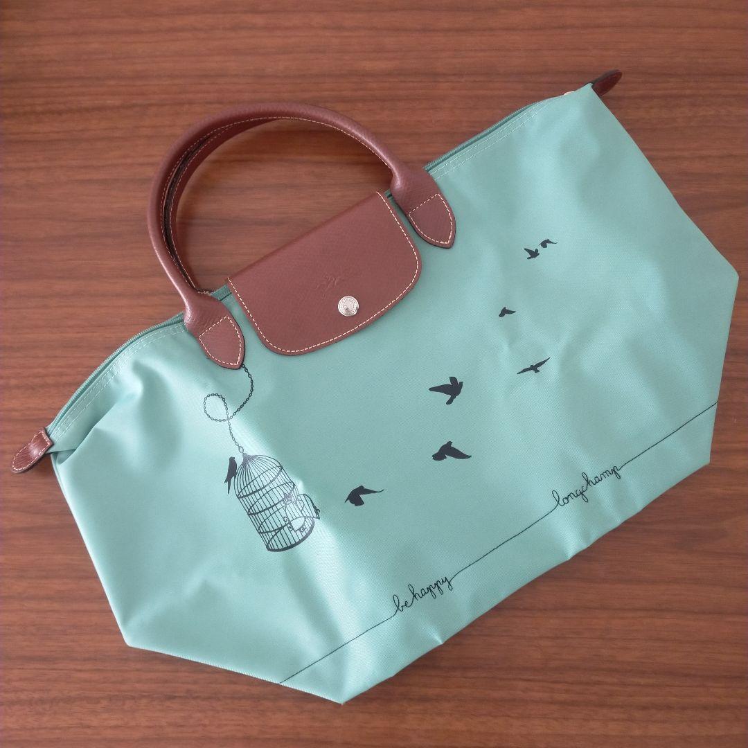 限定品 LONGCHAMP ロンシャン トート バッグ バード 鳥かご - メルカリ
