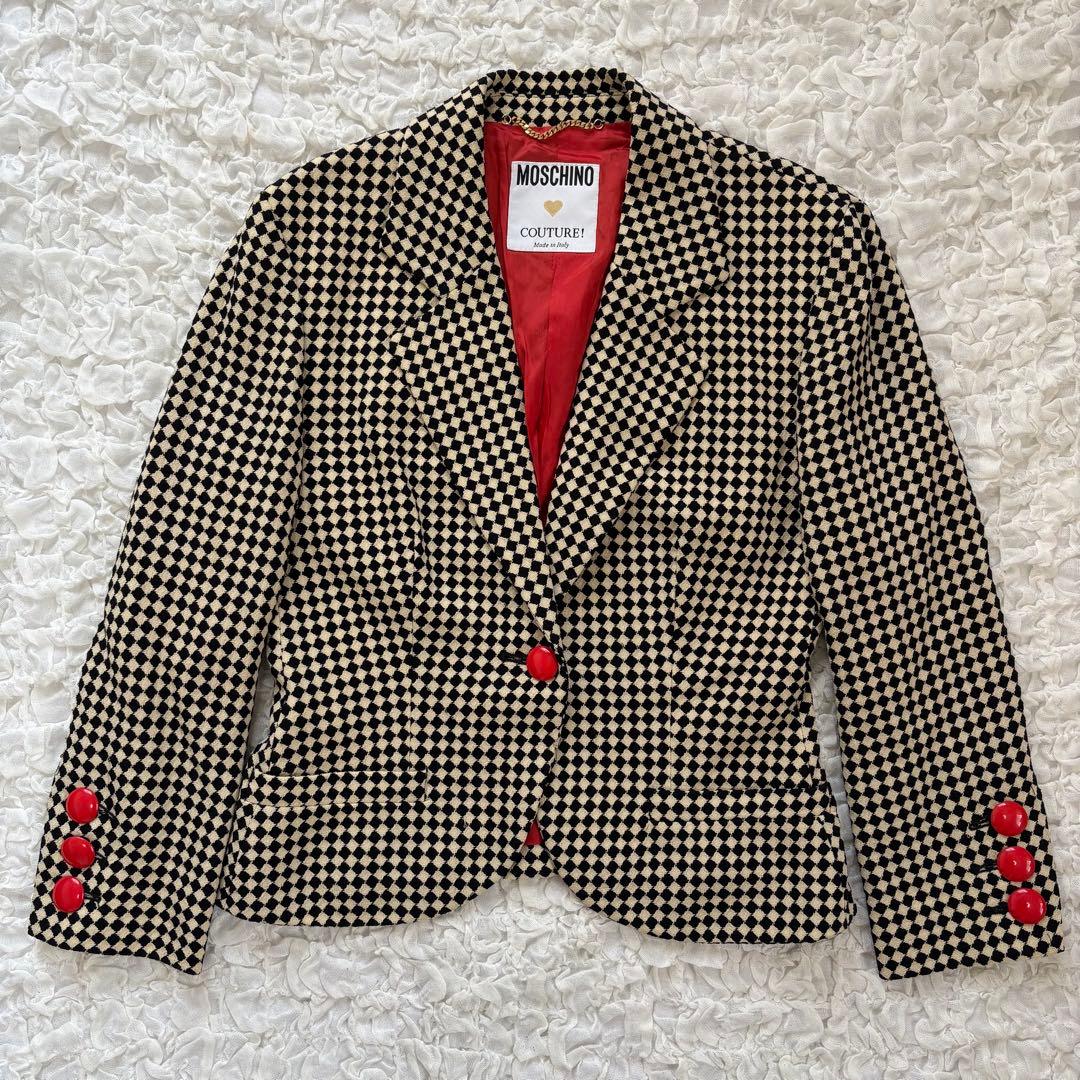 希少 MOSCHINO COUTURE! ヴィンテージセットアップ アンサンブル