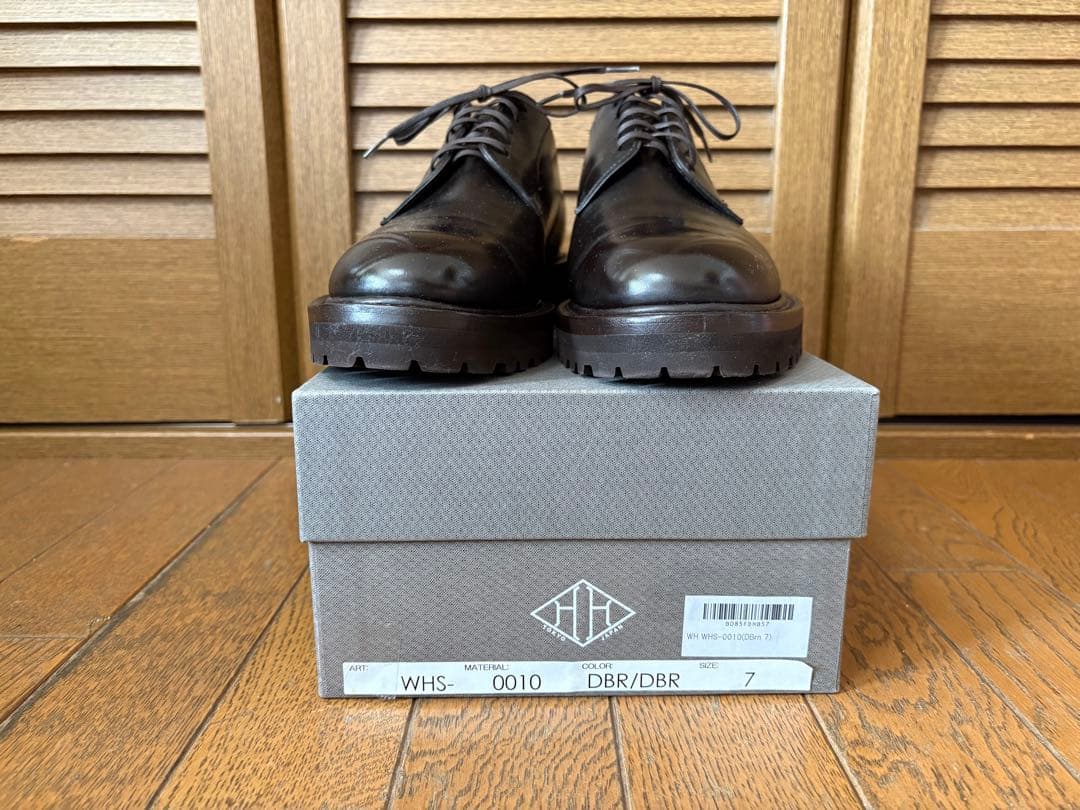 WH プレーントゥ 外羽根 干場スペシャルモデル [WHS-0010]ブラウン