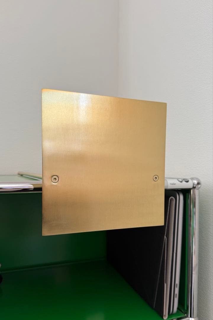 Slope Bookend \"Gold\" スロープブックエンドゴールド 本棚