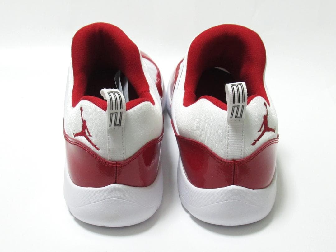 20cm 白 赤 ジョーダン 11 レトロ リトル フレックス スリッポン