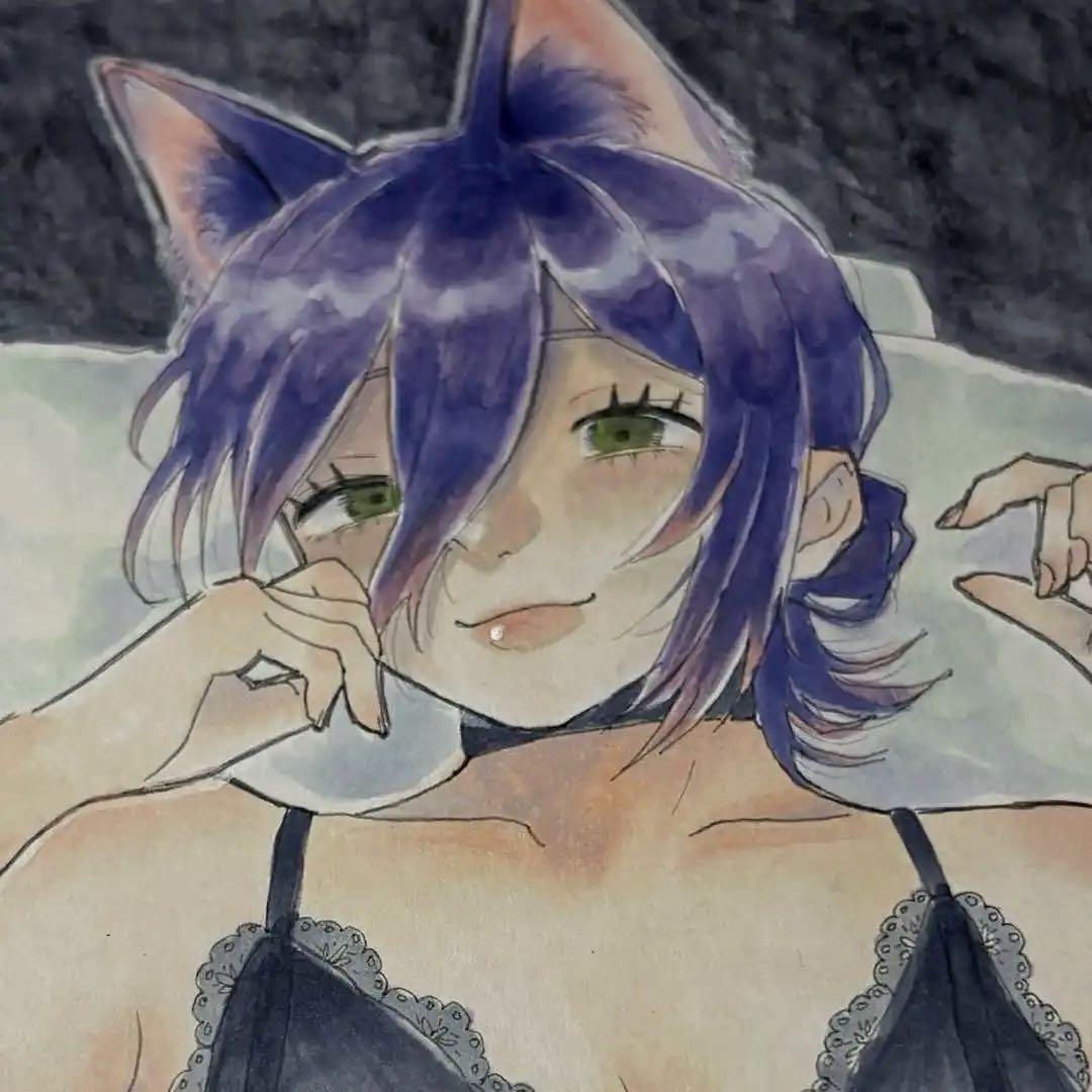 手描きイラスト チェンソーマン レゼ ファンアート アナログ - メルカリ