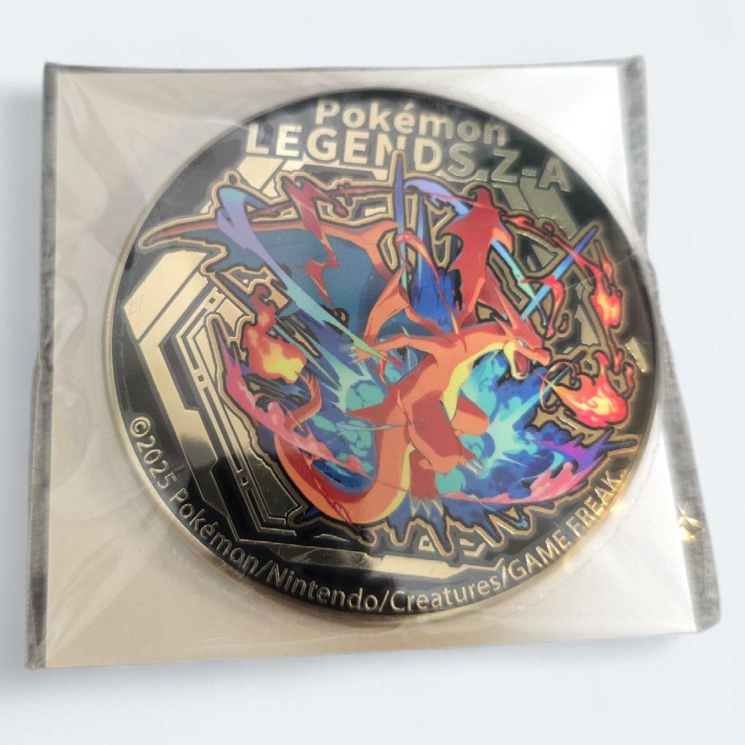 ポケモンレジェンズZA イオン購入特典 オリジナル金バッジ メガ