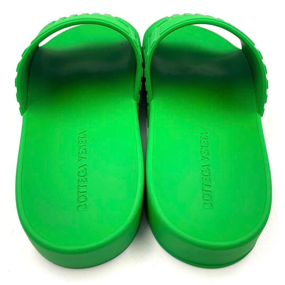 《未使用級》ボッテガヴェネタ デイジー スライダー サンダル スライド グリーン