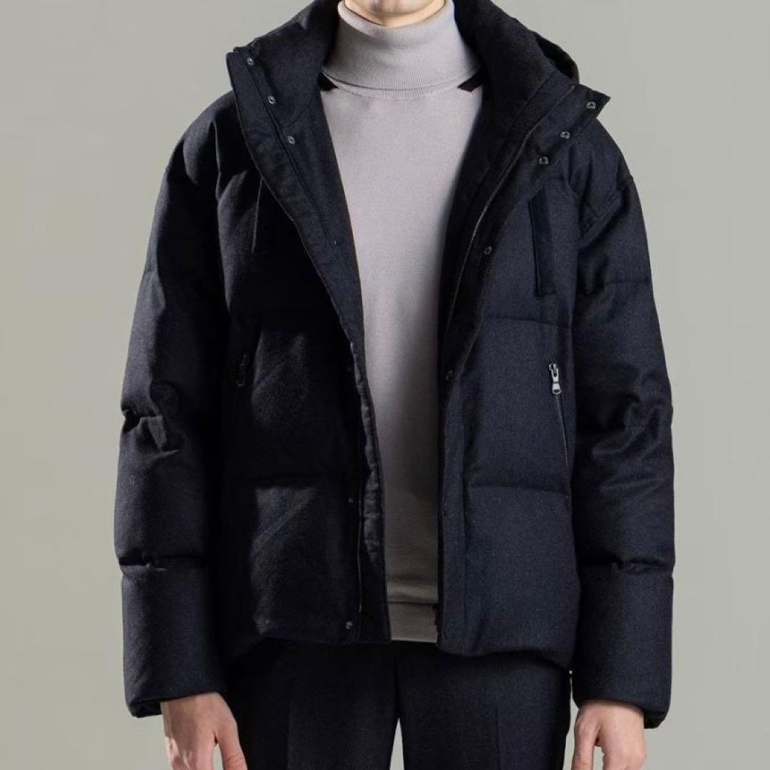 新品・定価14万 JOSEPH MEN フーデット ウール ダウンジャケット