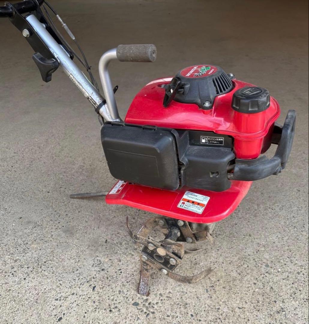 【ジャンク品】HONDAミニ耕運機 ホンダ（HONDA） 耕運機 家庭用 耕うん機 プチな 標準ローター付き