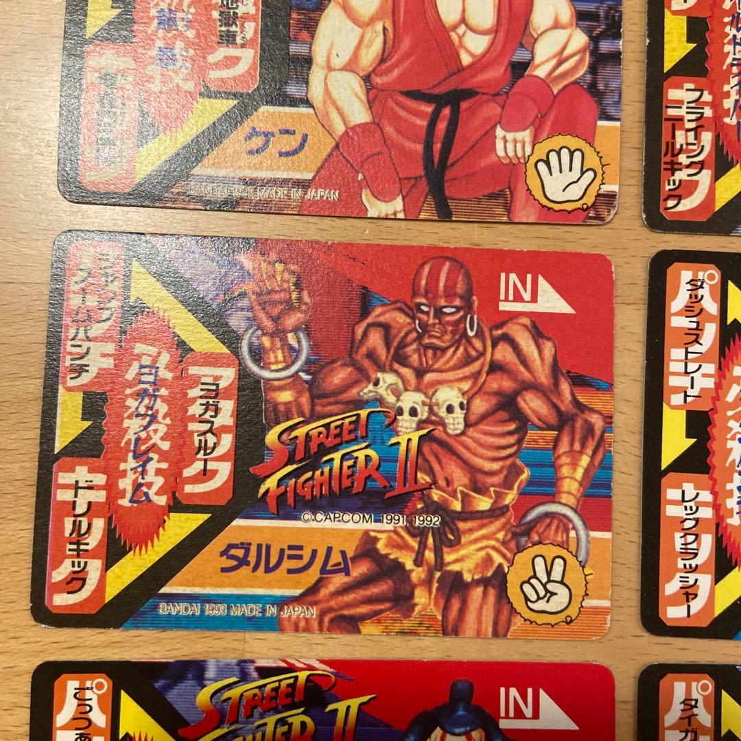 ストリートファイターII キャラクターカード フルコンプ レトロ 両面