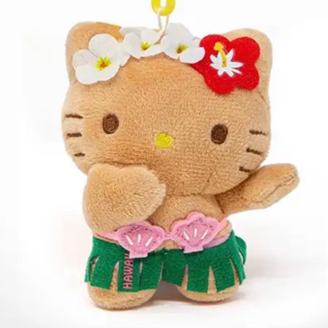 日焼けキティ ガングロキティ ハワイ ストラップ キーホルダー