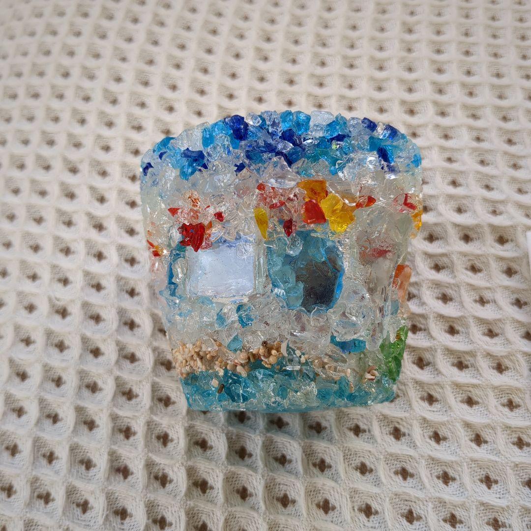 ガラス細工（沖縄の）サイズ（7.5cm×6.5cm）