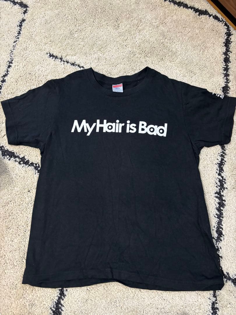 My Hair is Bad Tシャツ 黒 Sサイズ - メルカリ