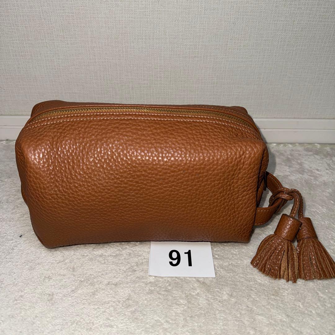 91 極美品 アカーテ ACATE セカンドバッグ ベージュ - メルカリ