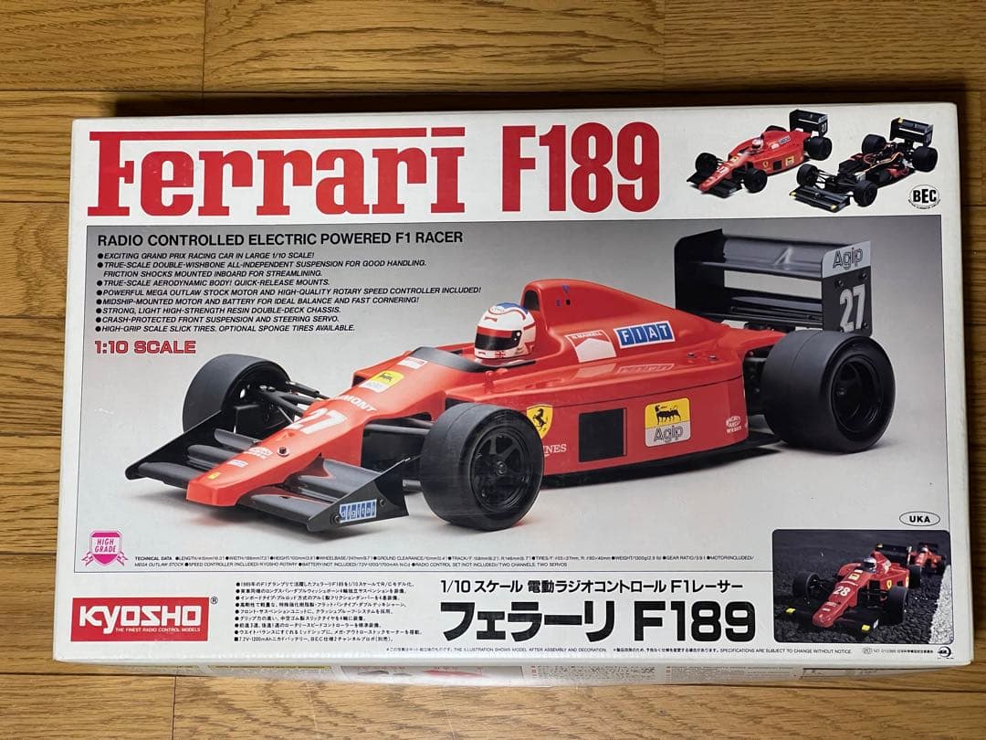 希少 KYOSHO Ferrari F189 1/10スケール ラジコンカー - メルカリ