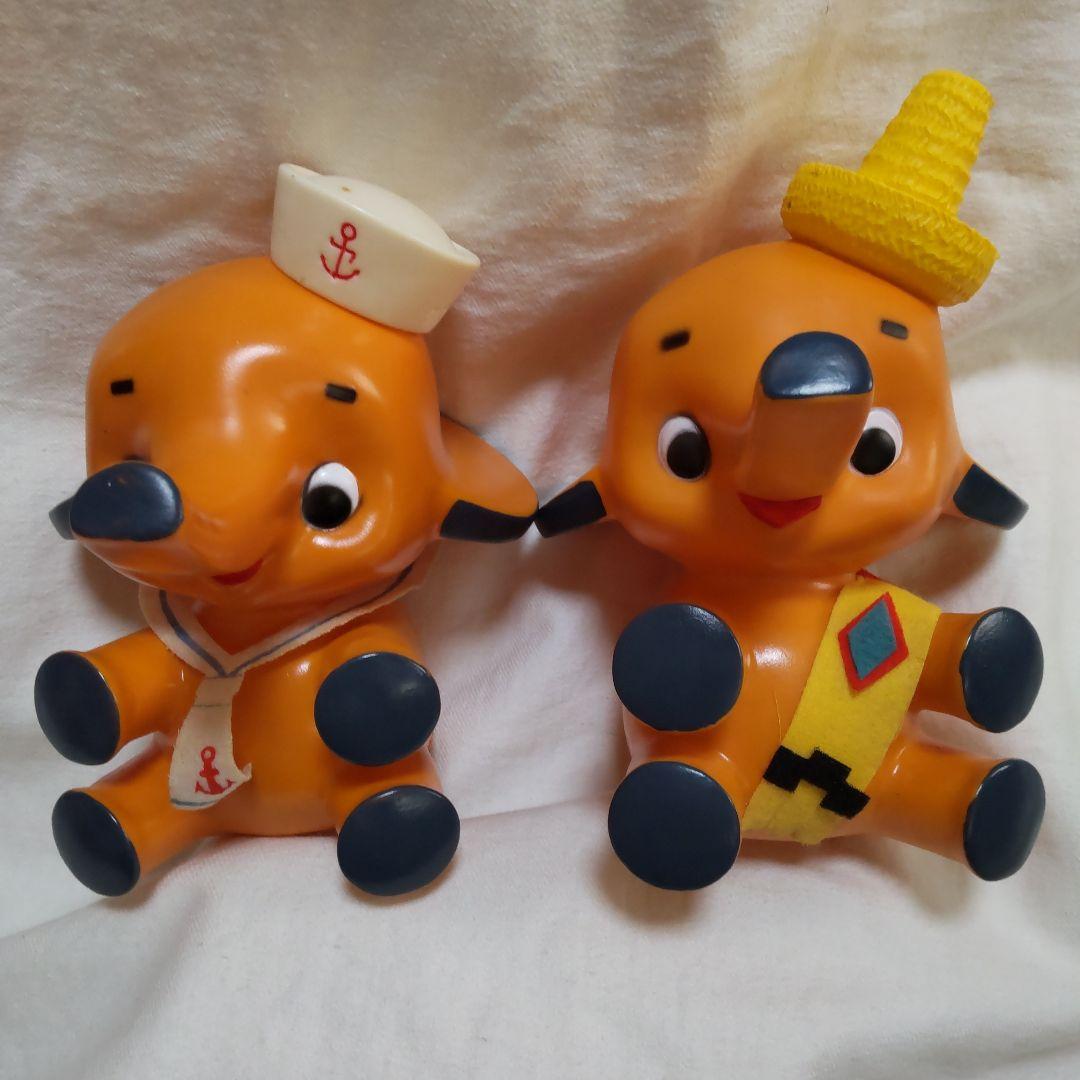 マサ　佐藤製薬　サトちゃん　ビンテージ　　ソフビ　水兵さん＆メキシカン マサ 佐藤製薬 サトちゃん ビンテージ ソフビ 水兵さん＆メキシカン