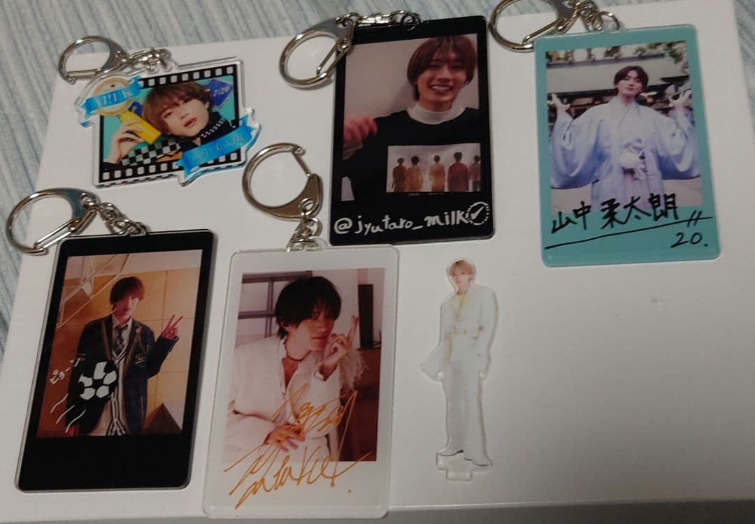M!LK 山中柔太朗 アクスタ アクキー キーホルダー セット - メルカリ