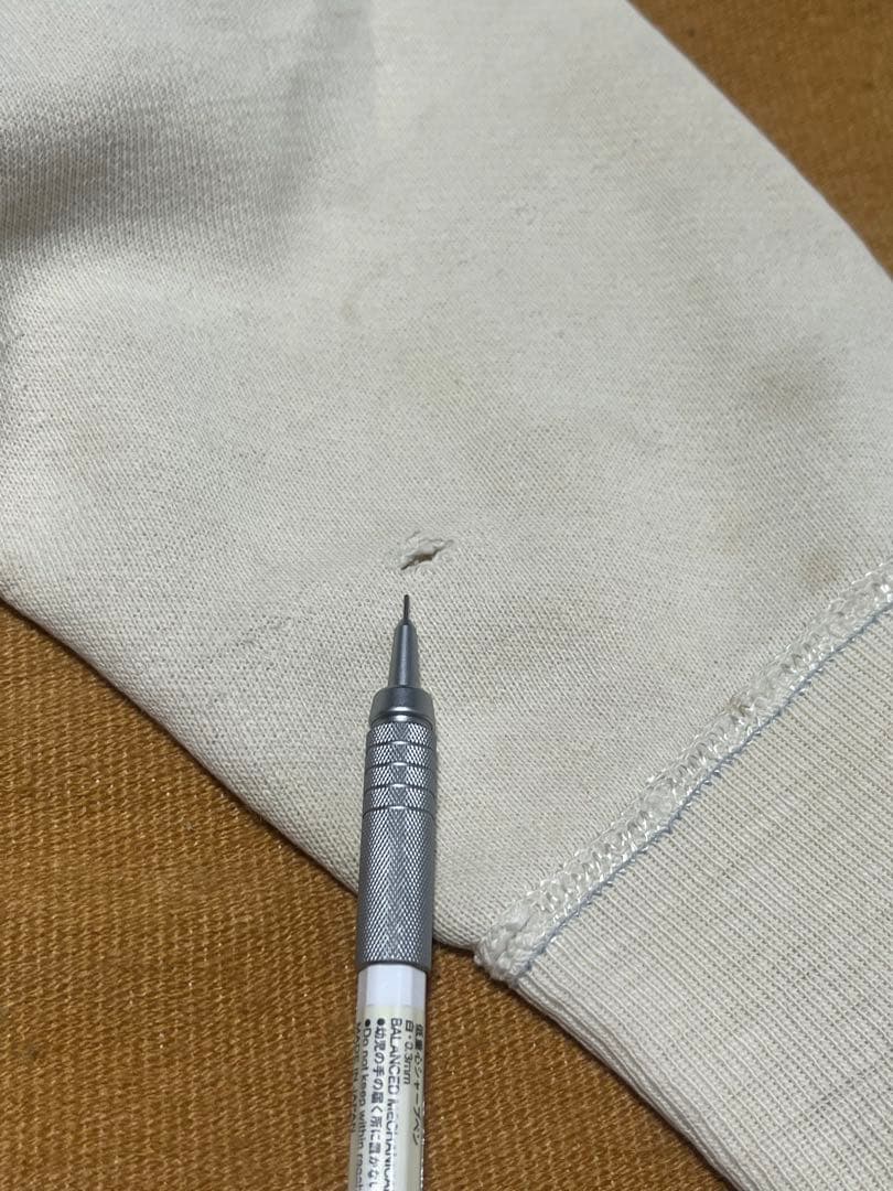 50s USA製 Russell スウェット \"UNI\" 前V 染み込み ボロ