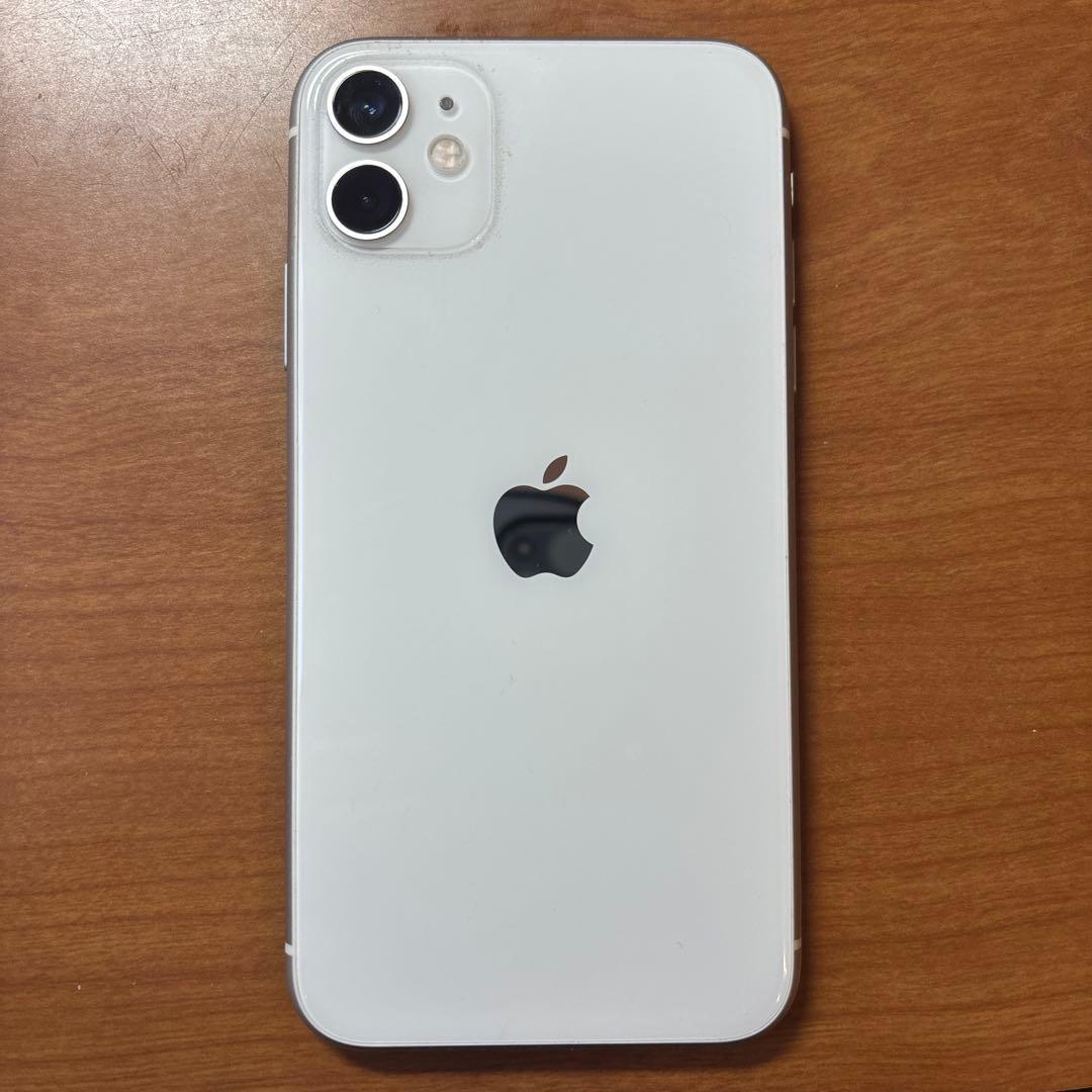 Apple iPhone 11 ホワイト 本体 128GB SIMフリー - メルカリ